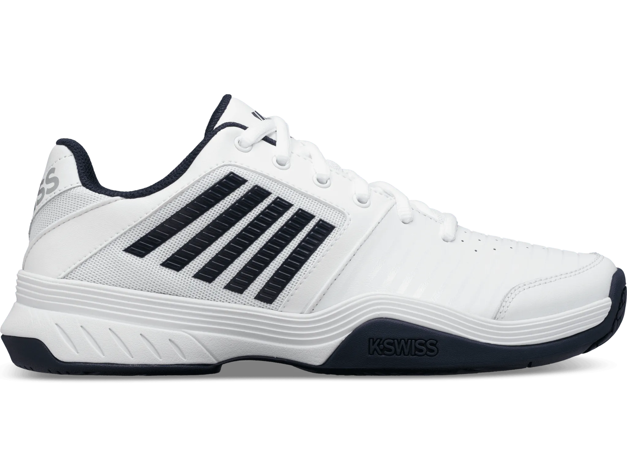 K-SWISS COURT EXPRESS HB MENS TENNIS TRAINER - WHITE / NAVY - Bassline Retail