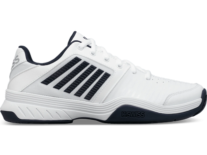 K-SWISS COURT EXPRESS HB MENS TENNIS TRAINER - WHITE / NAVY - Bassline Retail
