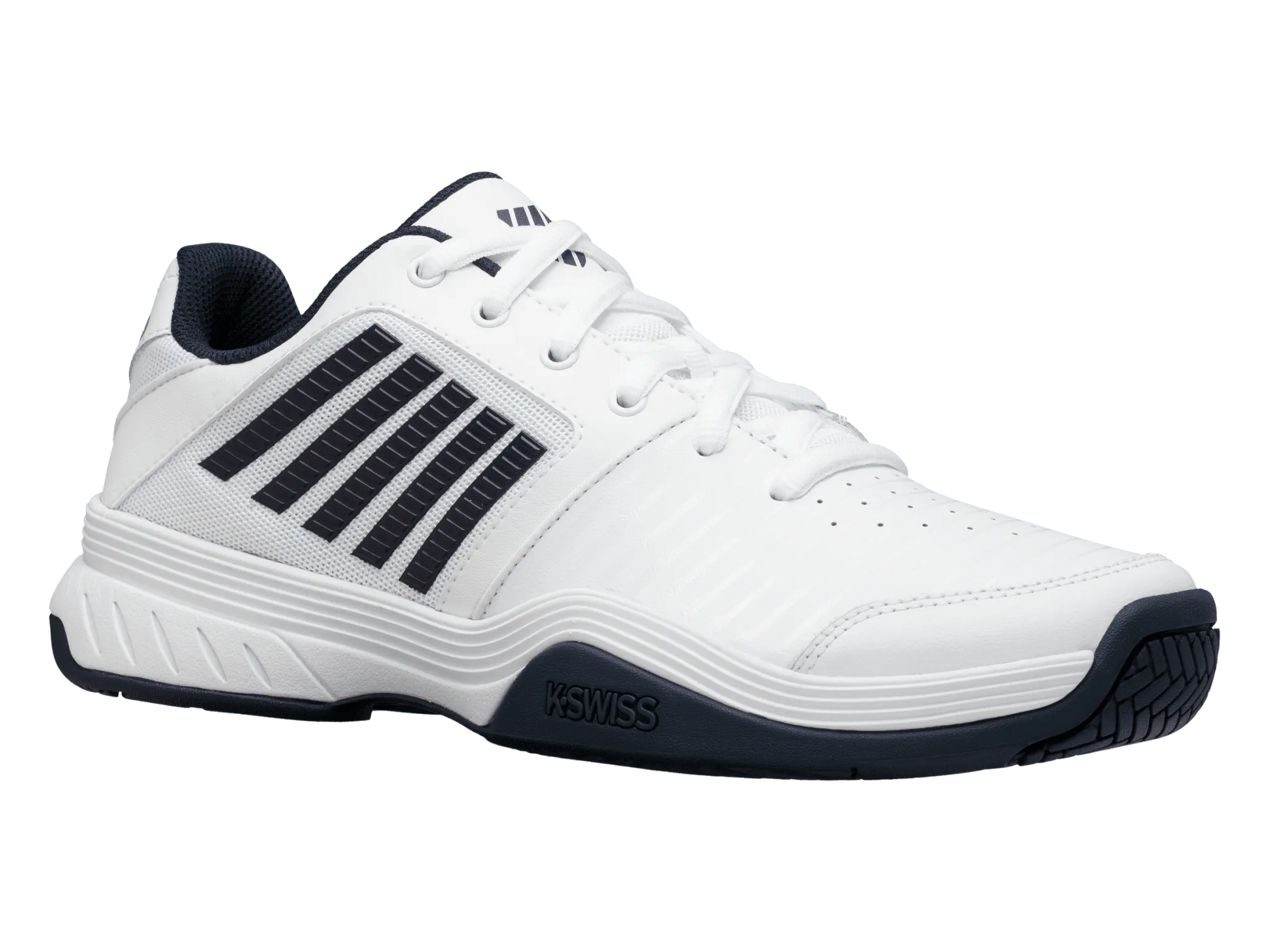 K-SWISS COURT EXPRESS HB MENS TENNIS TRAINER - WHITE / NAVY - Bassline Retail