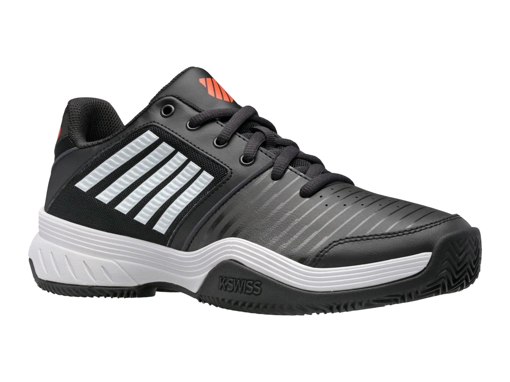 K-SWISS COURT EXPRESS HB MENS TRAINERS - BLACK /WHITE - Bassline Retail