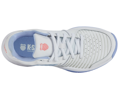 K-SWISS COURT EXPRESS HB WOMENS TRAINERS - WHITE / STRAWBERRY - Bassline Retail