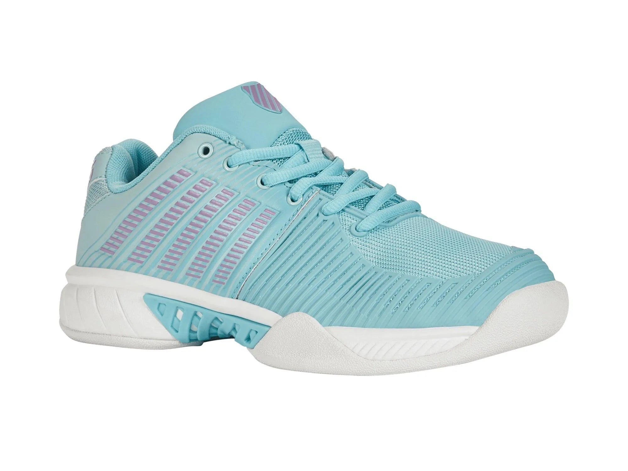 K-SWISS EXPRESS LIGHT 2 CARPET WOMENS INDOOR TENNIS TRAINER - BLUE / ICY MORNING / WHITE - Bassline Retail