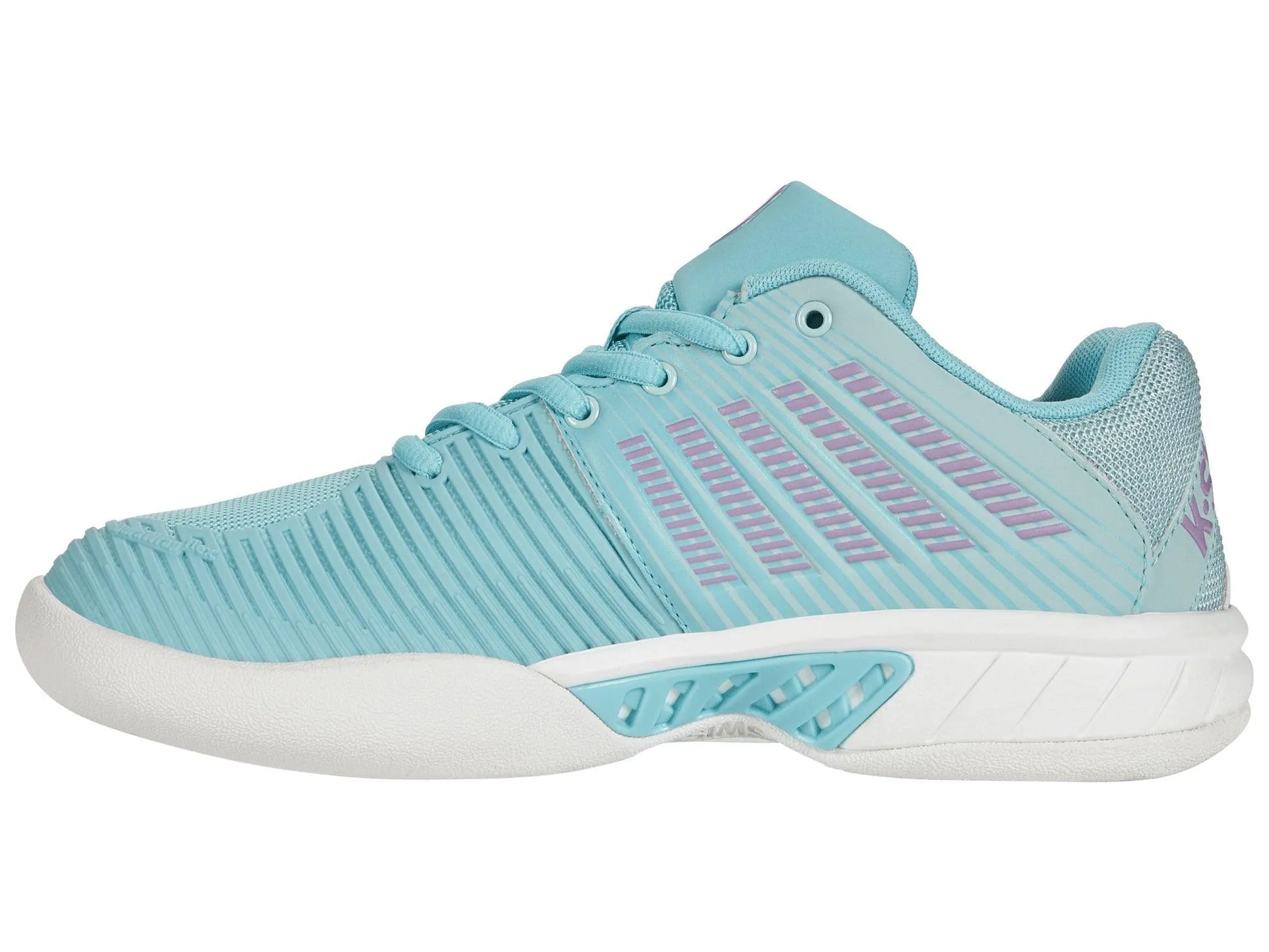 K-SWISS EXPRESS LIGHT 2 CARPET WOMENS INDOOR TENNIS TRAINER - BLUE / ICY MORNING / WHITE - Bassline Retail