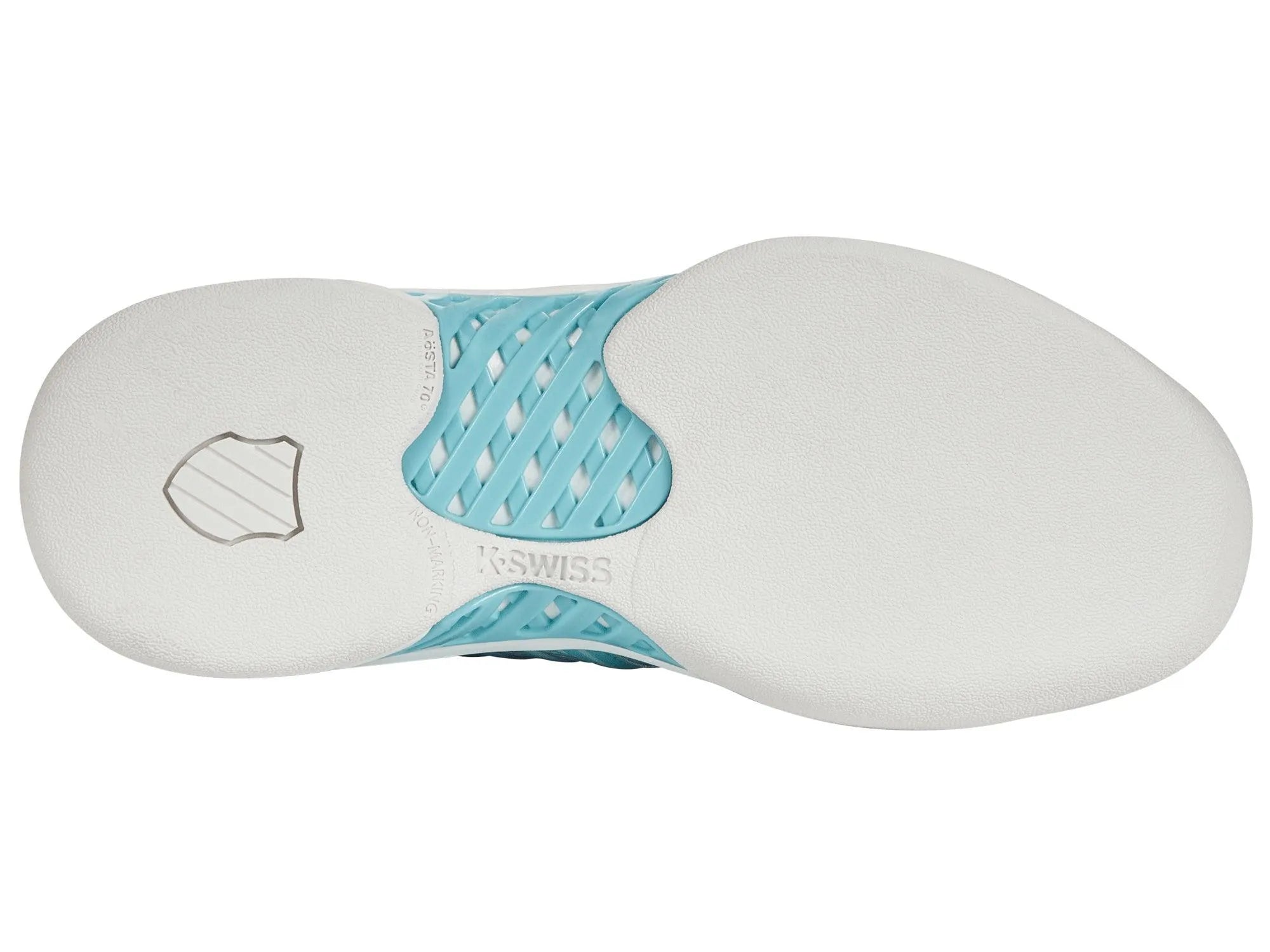 K-SWISS EXPRESS LIGHT 2 CARPET WOMENS INDOOR TENNIS TRAINER - BLUE / ICY MORNING / WHITE - Bassline Retail