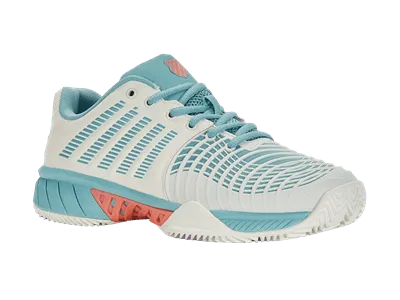K-SWISS EXPRESS LIGHT 3 HB WOMENS TENNIS TRAINER - NILE BLUE / DESERT FLOWER - Bassline Retail