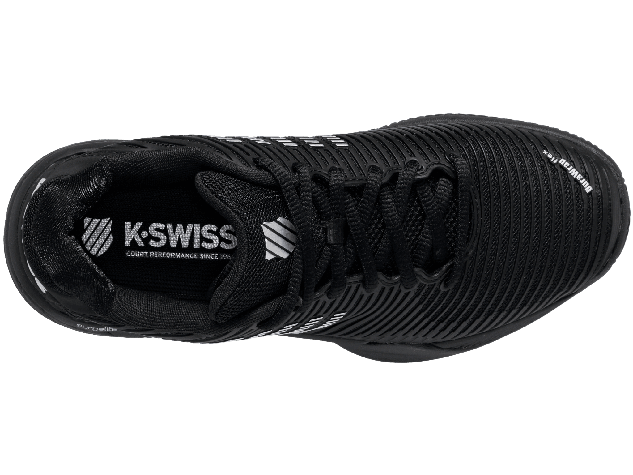 K-SWISS HYPERCOURT EXPRESS 2 - BLACK / SILVER - WOMEN'S TRAINERS - Bassline Retail