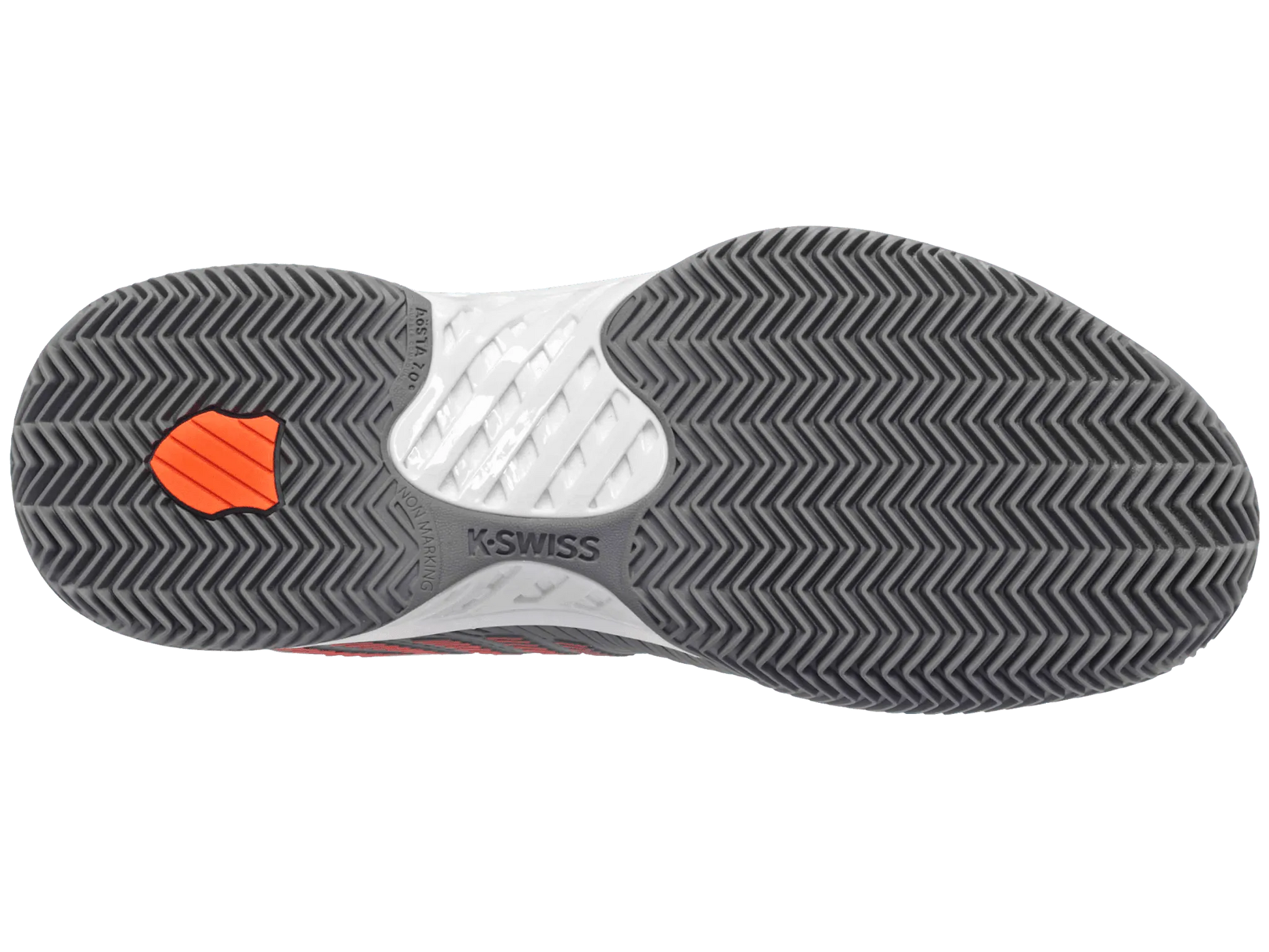 K-SWISS HYPERCOURT EXPRESS 2 HB MENS TENNIS TRAINERS - STEEL GREY - Bassline Retail