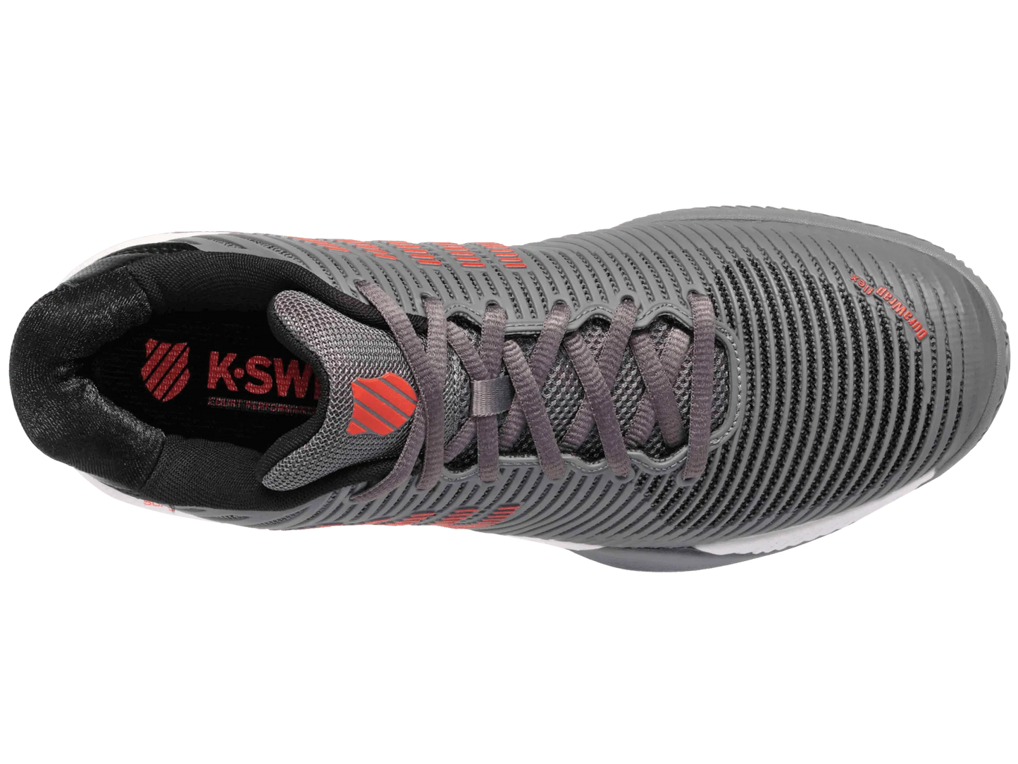 K-SWISS HYPERCOURT EXPRESS 2 HB MENS TENNIS TRAINERS - STEEL GREY - Bassline Retail