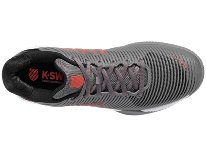 K-SWISS HYPERCOURT EXPRESS 2 HB MENS TENNIS TRAINERS - STEEL GREY - Bassline Retail