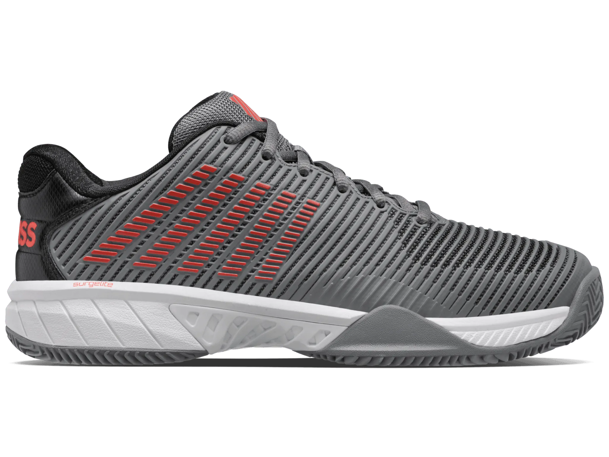 K-SWISS HYPERCOURT EXPRESS 2 HB MENS TENNIS TRAINERS - STEEL GREY - Bassline Retail