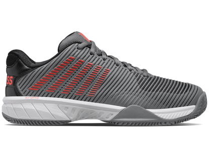 K-SWISS HYPERCOURT EXPRESS 2 HB MENS TENNIS TRAINERS - STEEL GREY - Bassline Retail