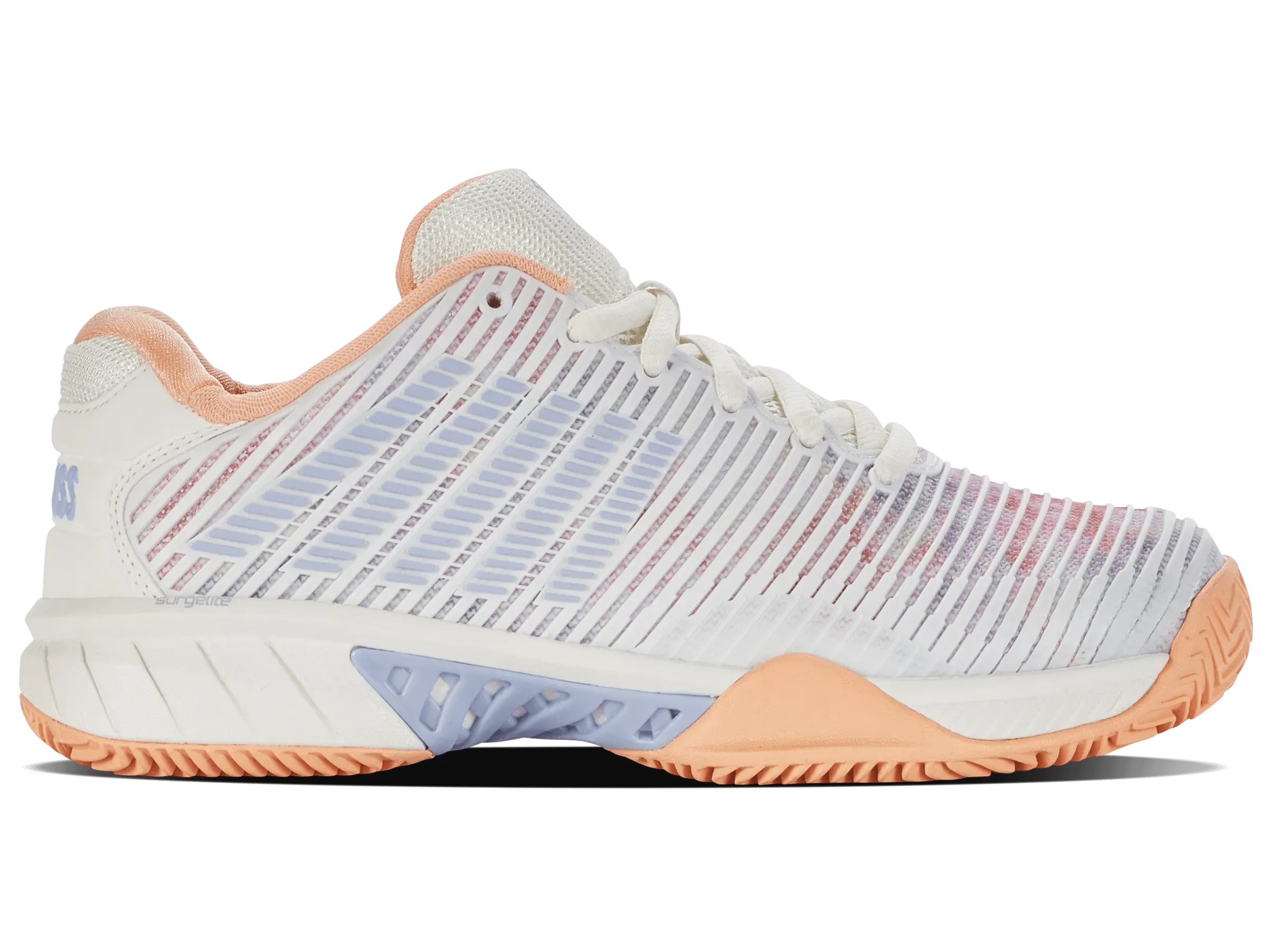 K-SWISS HYPERCOURT EXPRESS 2 HB - WOMEN'S - STAR WHITE/PEACH FUZZ - Bassline Retail