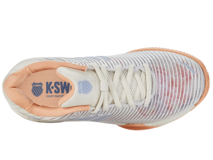 K-SWISS HYPERCOURT EXPRESS 2 HB - WOMEN'S - STAR WHITE/PEACH FUZZ - Bassline Retail