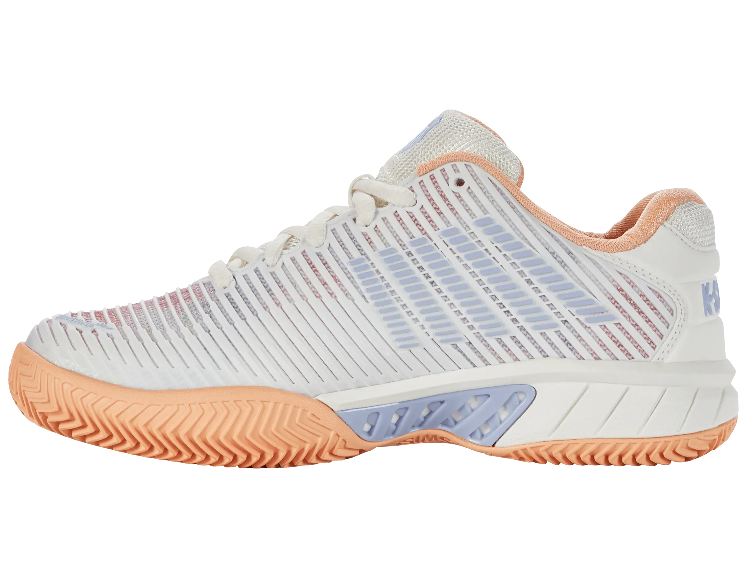 K-SWISS HYPERCOURT EXPRESS 2 HB - WOMEN'S - STAR WHITE/PEACH FUZZ - Bassline Retail