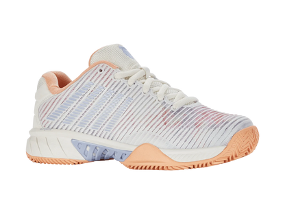 K-SWISS HYPERCOURT EXPRESS 2 HB - WOMEN'S - STAR WHITE/PEACH FUZZ - Bassline Retail