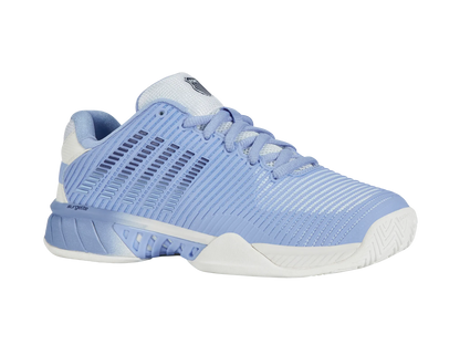 K-SWISS HYPERCOURT EXPRESS 2 WOMENS - BRIGHT WHITE / OPEN AIR / ESTATE BLUE - Bassline Retail