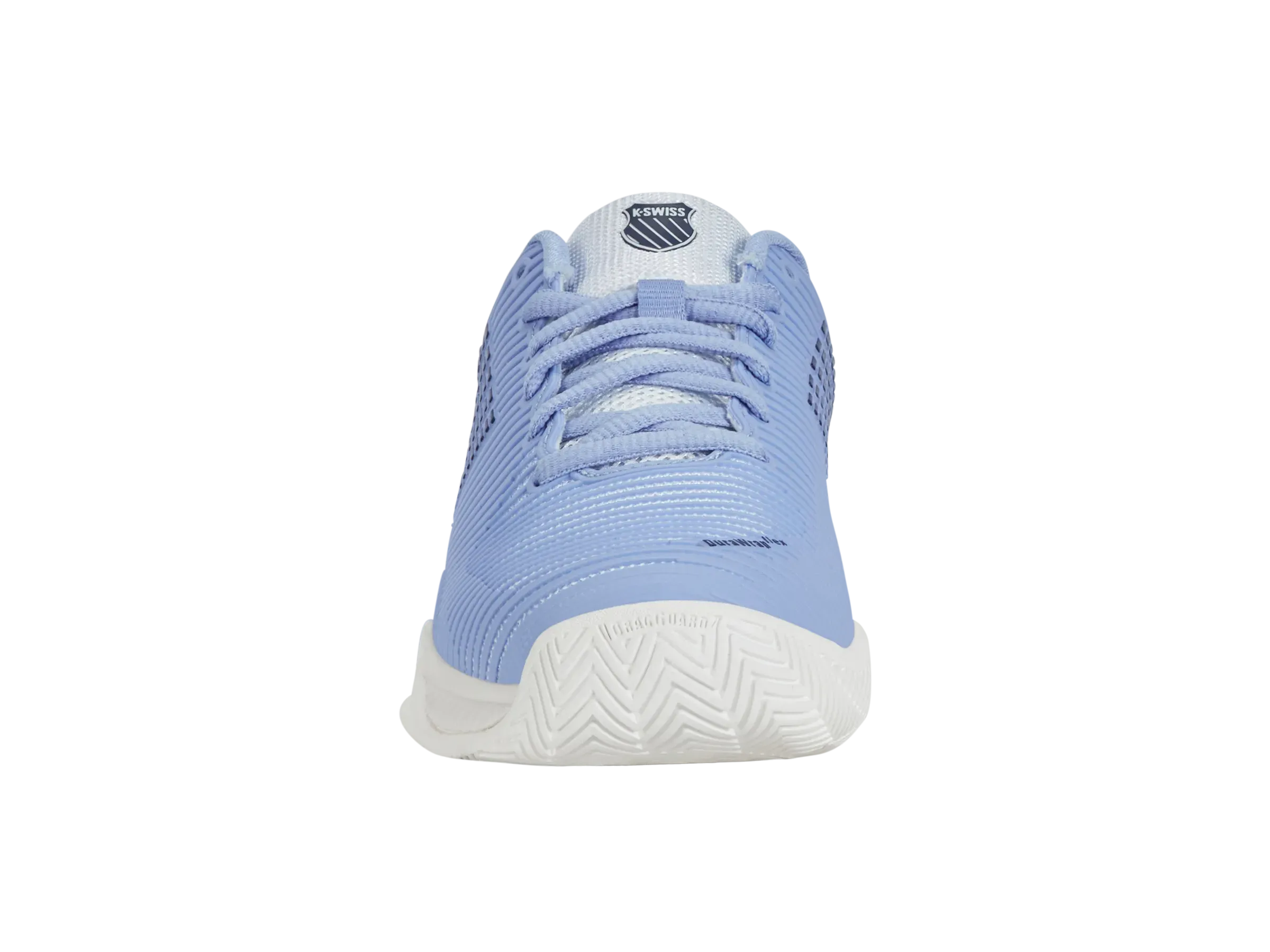 K-SWISS HYPERCOURT EXPRESS 2 WOMENS - BRIGHT WHITE / OPEN AIR / ESTATE BLUE - Bassline Retail