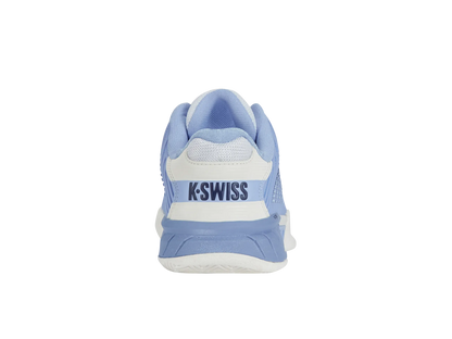 K-SWISS HYPERCOURT EXPRESS 2 WOMENS - BRIGHT WHITE / OPEN AIR / ESTATE BLUE - Bassline Retail