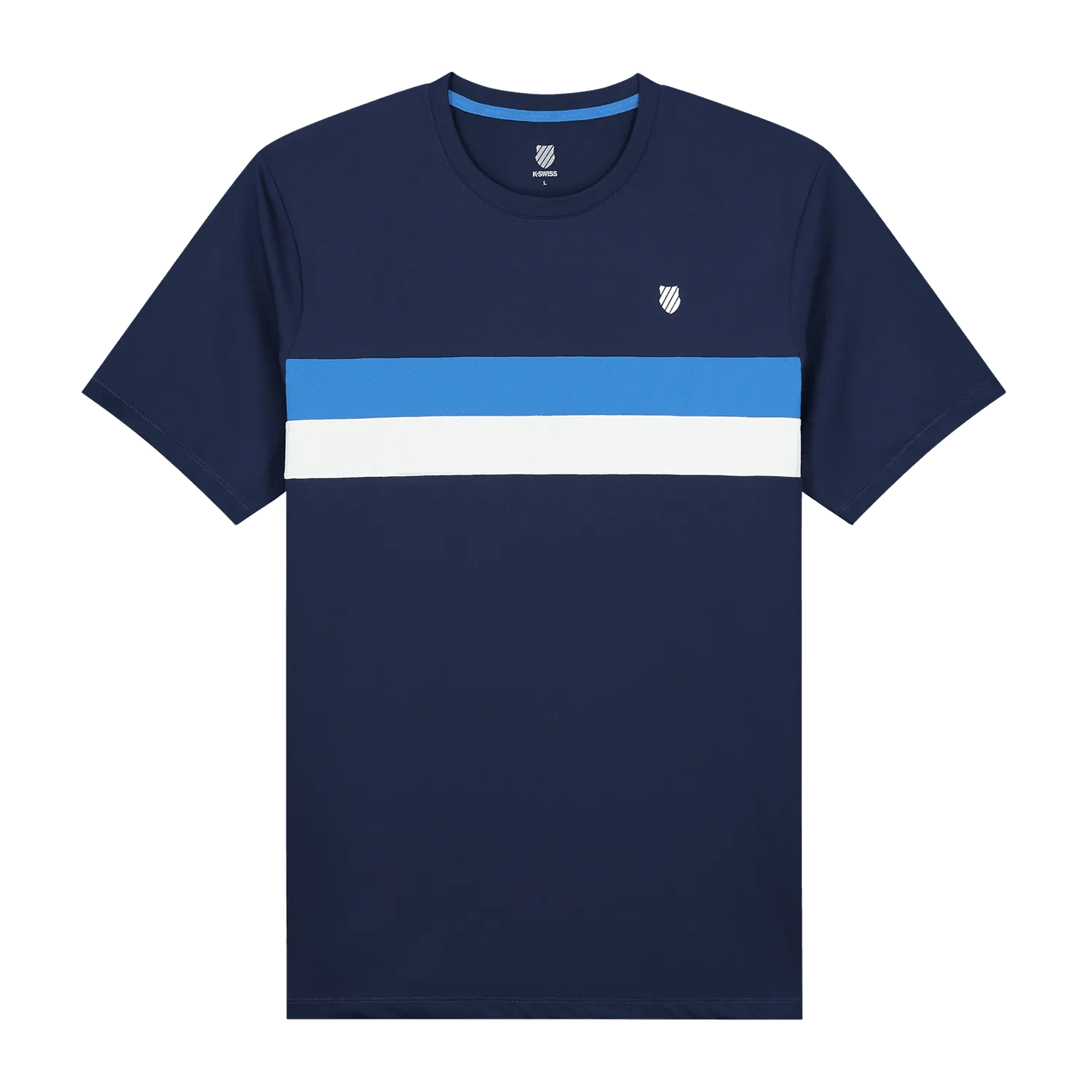 K-Swiss Men's Core Team Stripe Crew - Navy - Bassline Retail