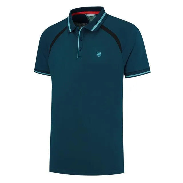 K-Swiss Men's Hypercourt Polo 4 - Blue Opal - Bassline Retail