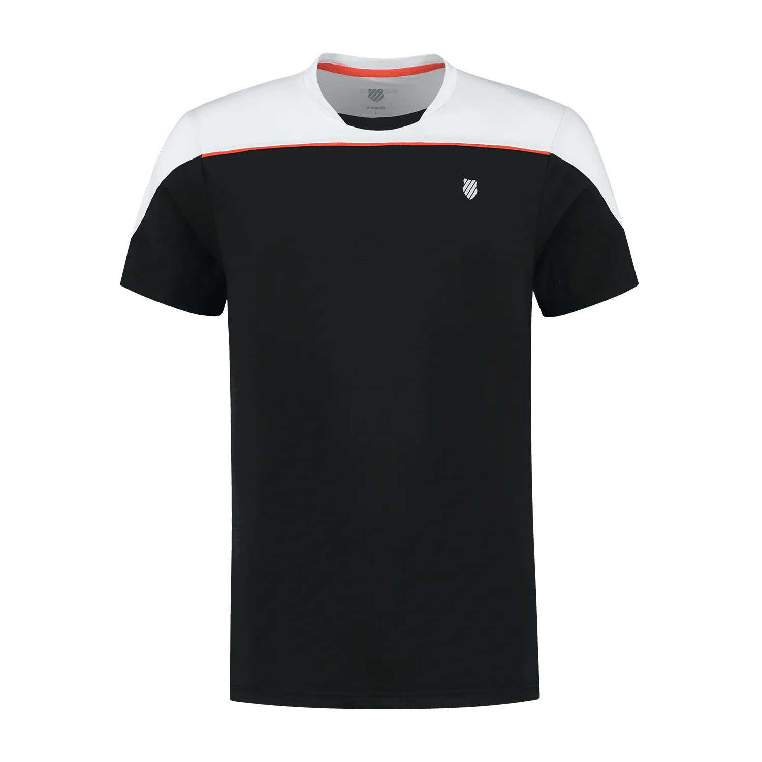 K-Swiss Mens Hypercourt Block Crew Tee 3 - Jet Black/White - Bassline Retail