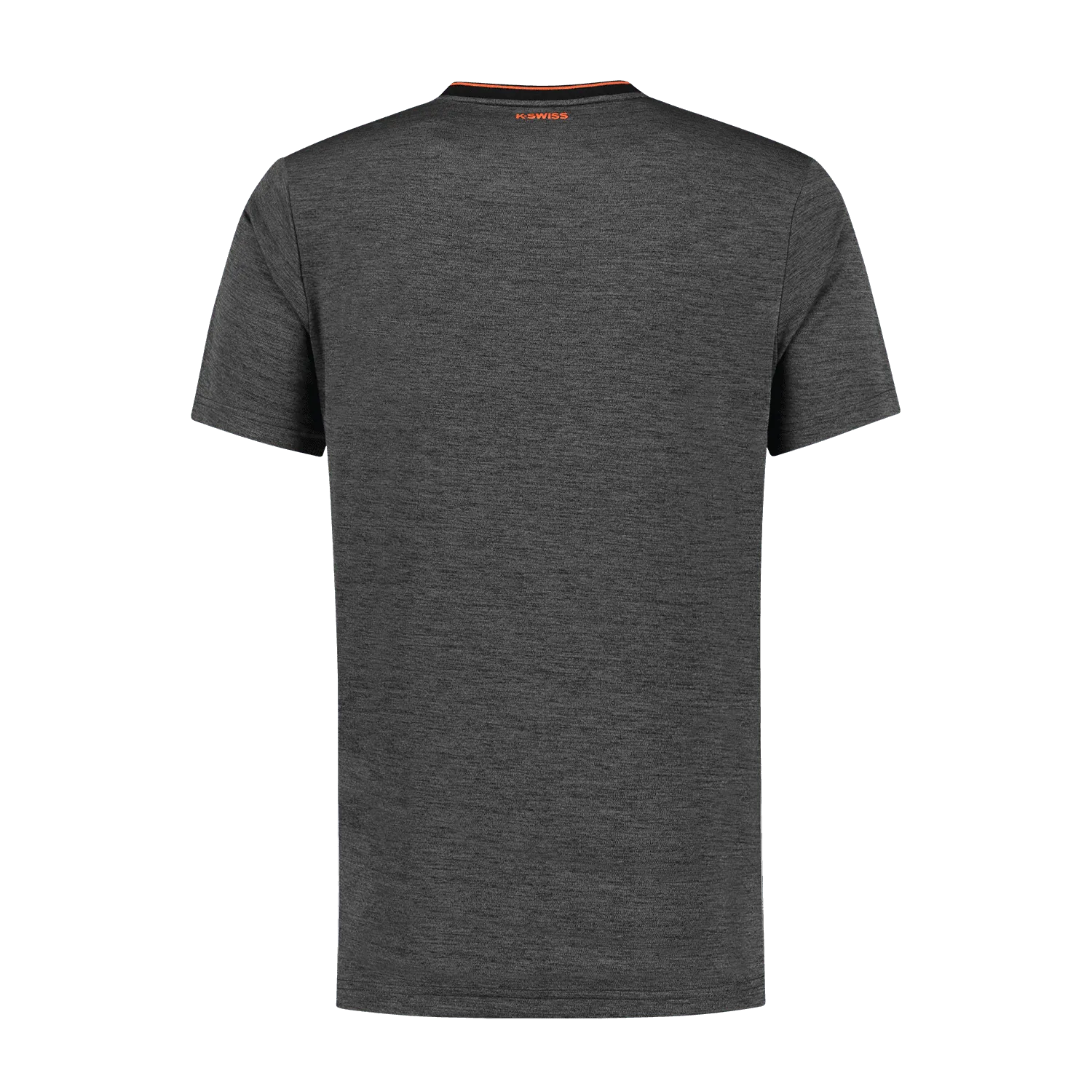 K-Swiss Mens Hypercourt Double Crew Tee - Jet Black Melange - Bassline Retail