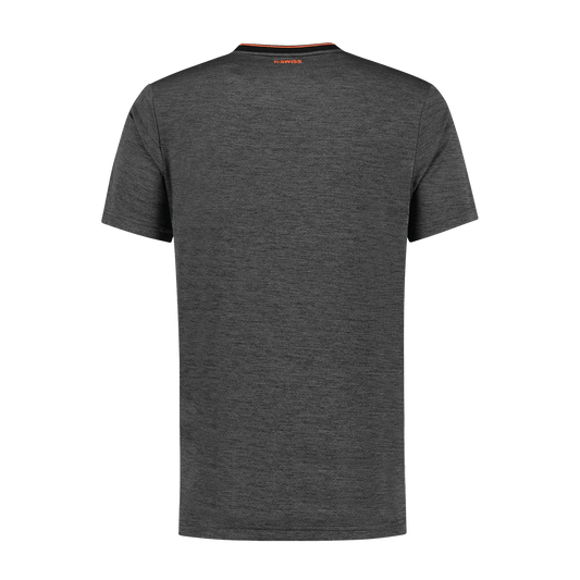 K-Swiss Mens Hypercourt Double Crew Tee - Jet Black Melange - Bassline Retail