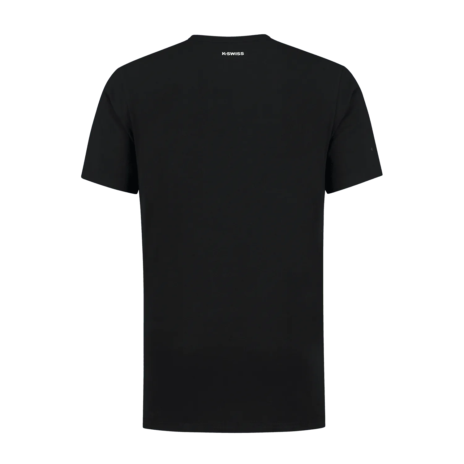 K-Swiss Mens Hypercourt Logo Tee 2 - Jet Black/Spicy Orange - Bassline Retail