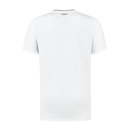K-Swiss Mens Hypercourt Mesh Crew Tee - White - Bassline Retail