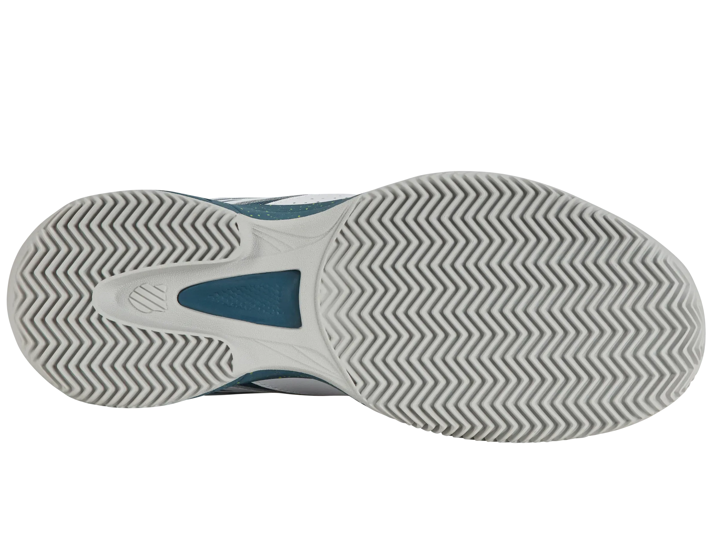 K-SWISS SPEEDEX MENS PADEL SHOE - WHITE / TEAL - Bassline Retail