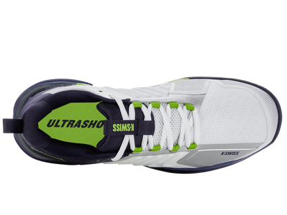 K-SWISS ULTRASHOT 3HB - MEN'S - WHITE/LIME - Bassline Retail