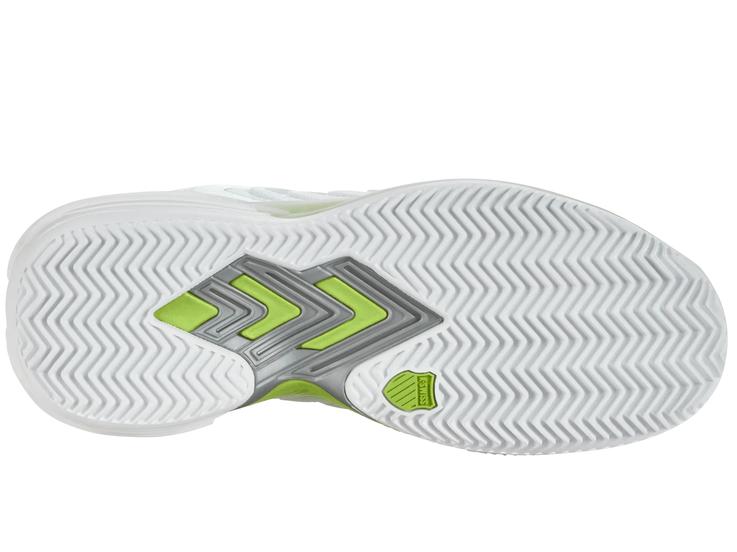 K-SWISS ULTRASHOT 3HB - WOMEN'S - WHITE/GRAY VIOLET/LIME GREEN - Bassline Retail