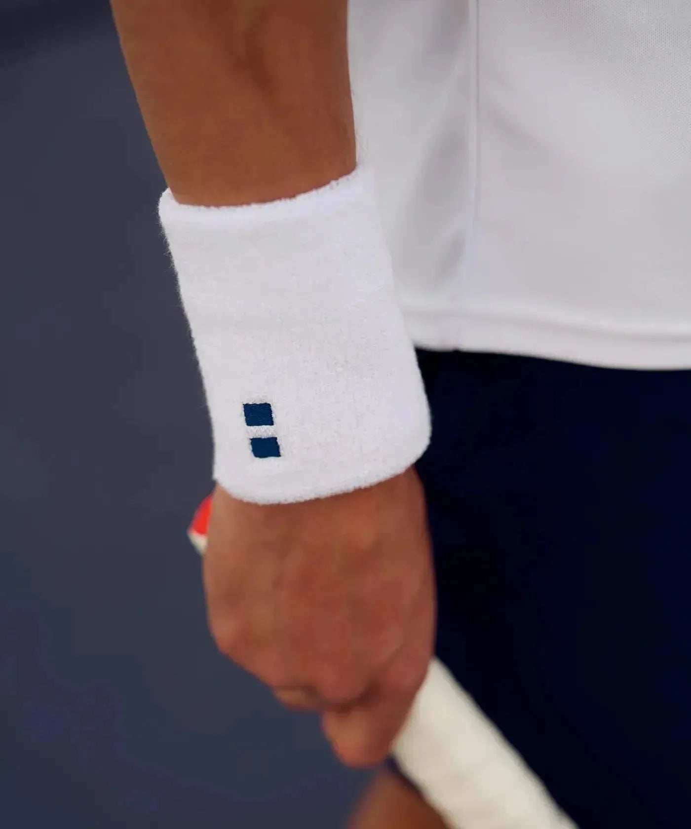 NORDICDOTS MATCH WRISTBANDS 4-PACK  - WHITE / NAVY