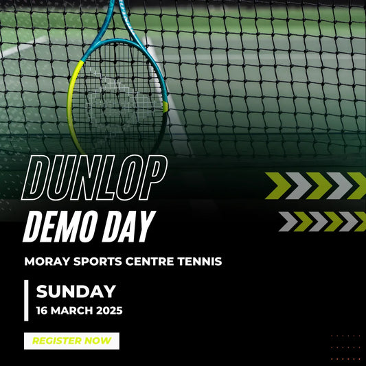 Moray Sports Centre Tennis - Dunlop Demo Day - Bassline Retail