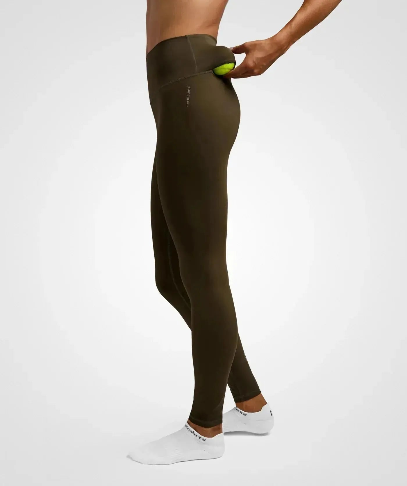 NORDICDOTS SMART LEGGINGS OLIVE - WOMENS - Bassline Retail