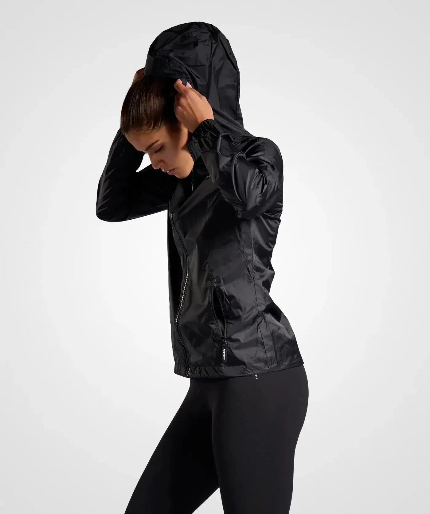 NORDICDOTS WINDBREAKER BLACK - WOMEN'S - Bassline Retail