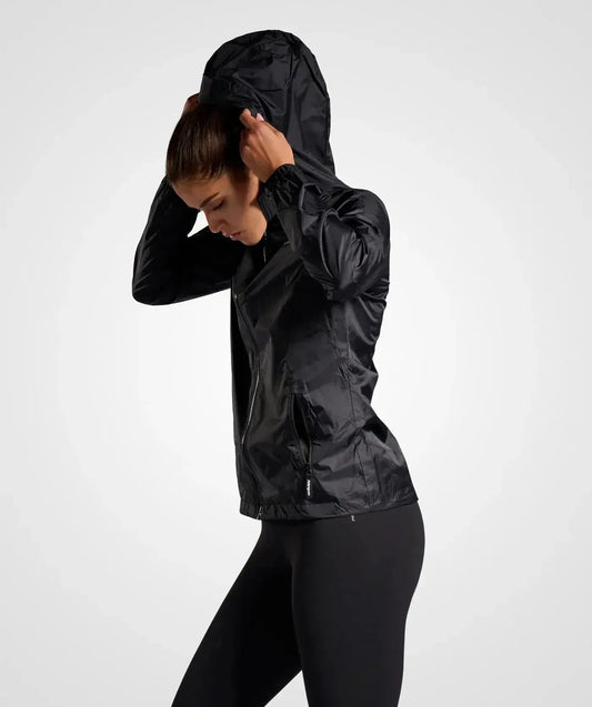 NORDICDOTS WINDBREAKER BLACK - WOMEN'S - Bassline Retail
