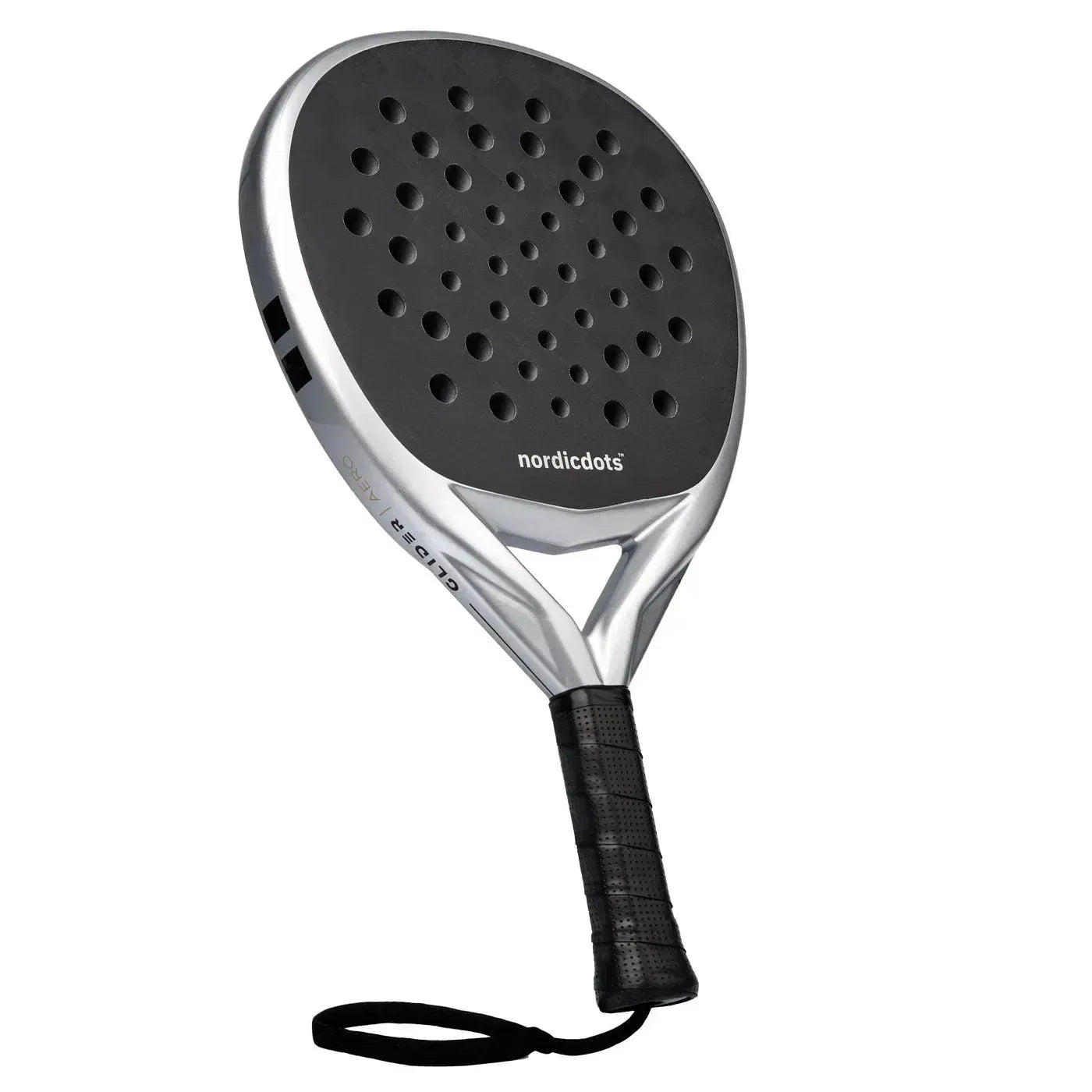 NORDICDOTS GLIDERAERO PADEL RACKET - SILVER