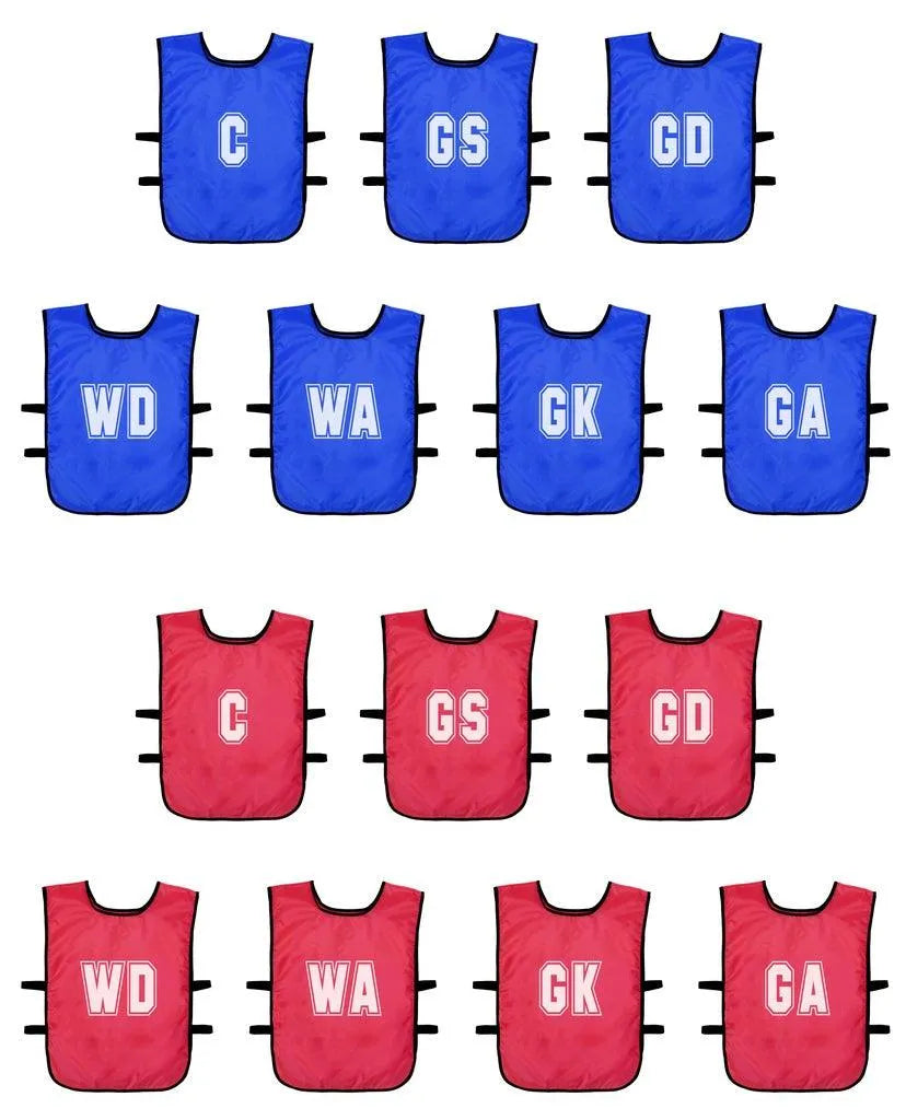 (Pack of 7) Mesh Netball Training Bibs - Bassline Retail