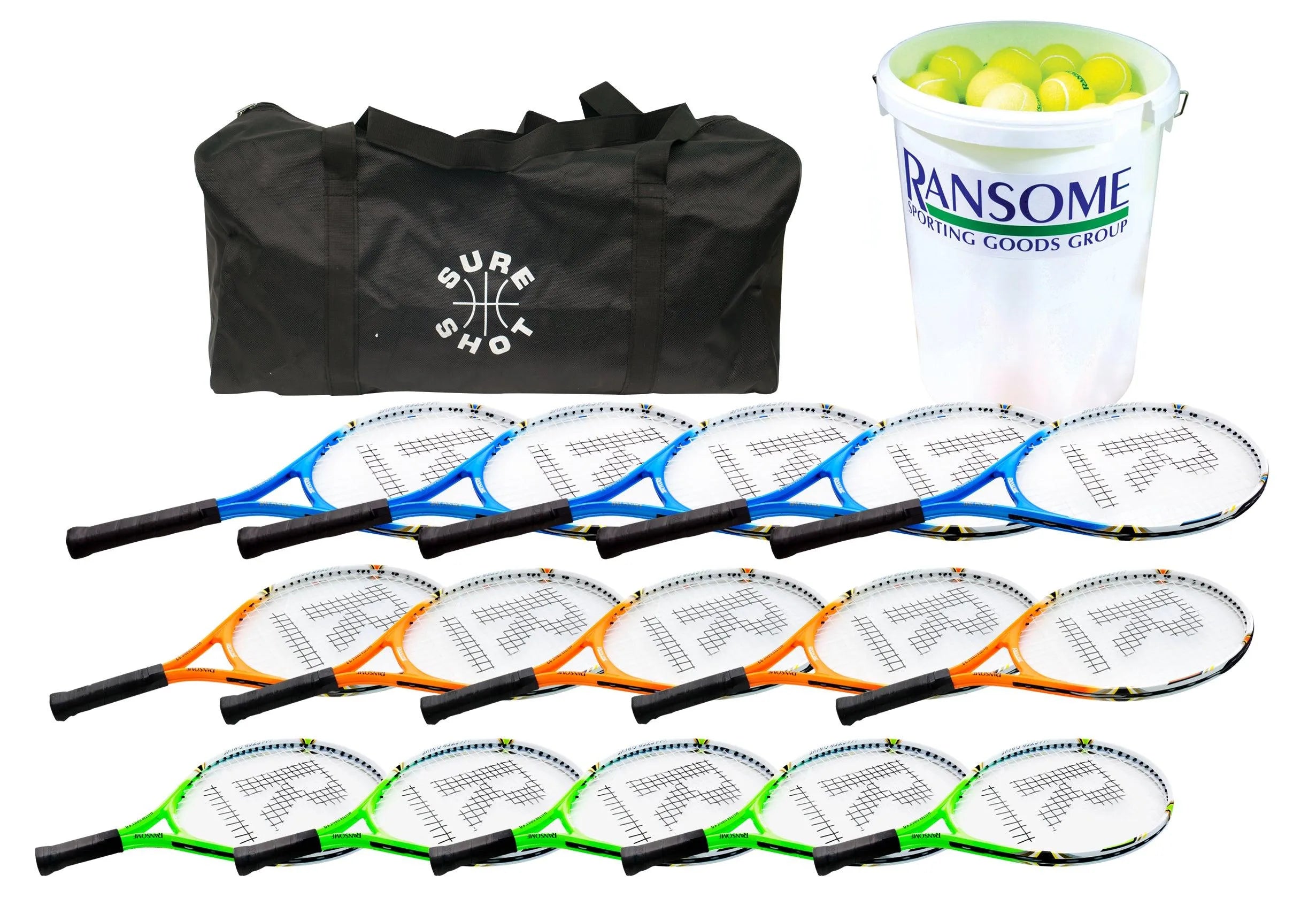 RANSOME Primary Bag (15 Tennis Rackets and 96 balls) - Bassline Retail