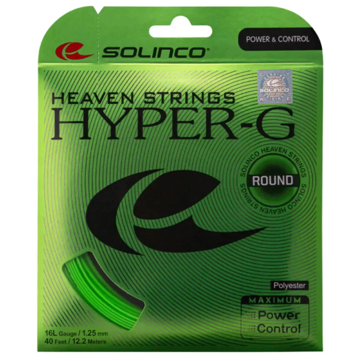 SOLINCO HYPER-G ROUND TENNIS STRING 12M SET - Bassline Retail