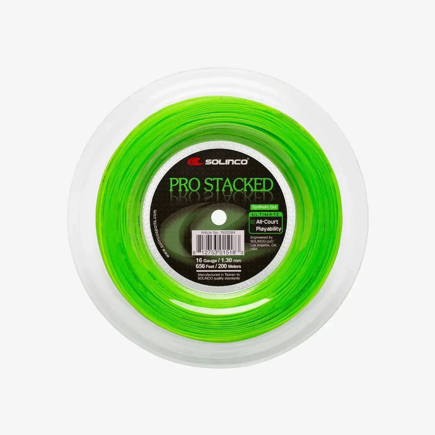 SOLINCO PRO STACKED 200M REEL TENNIS STRING - Bassline Retail