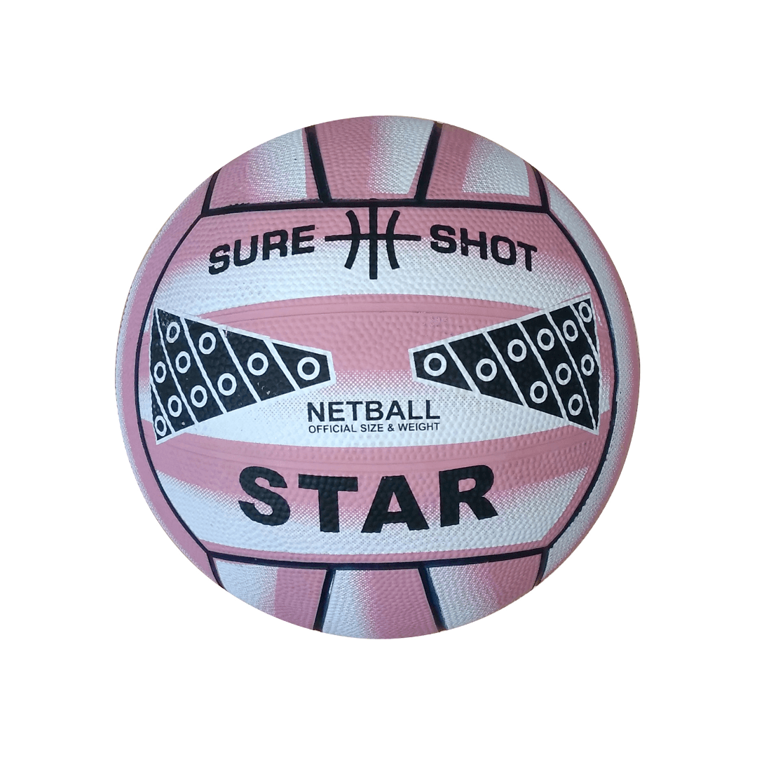 Sure Shot Star Netball Pink - Bassline Retail