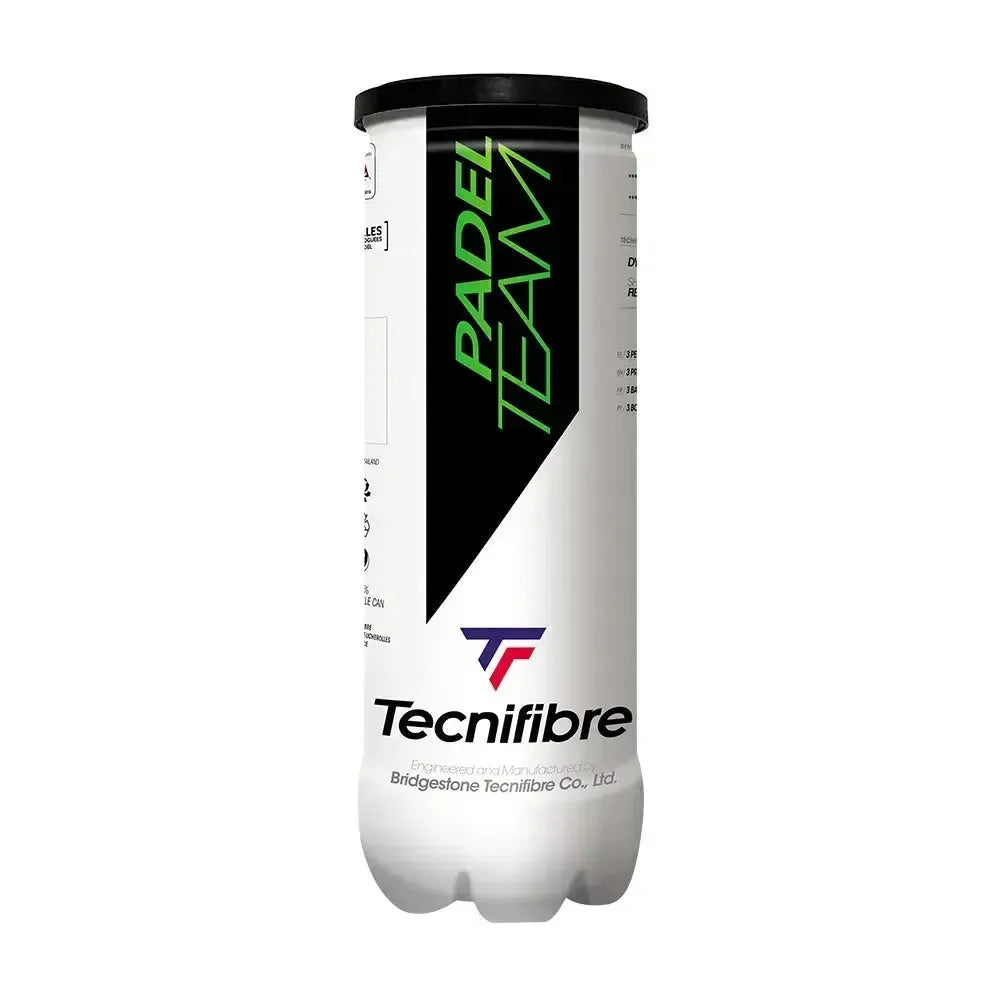 TECNIFIBRE PADEL TEAM BALL 3 BALL TUBE - Bassline Retail
