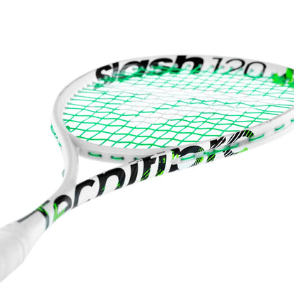TECNIFIBRE SLASH 120 SQUASH RACKET - WHITE - Bassline Retail