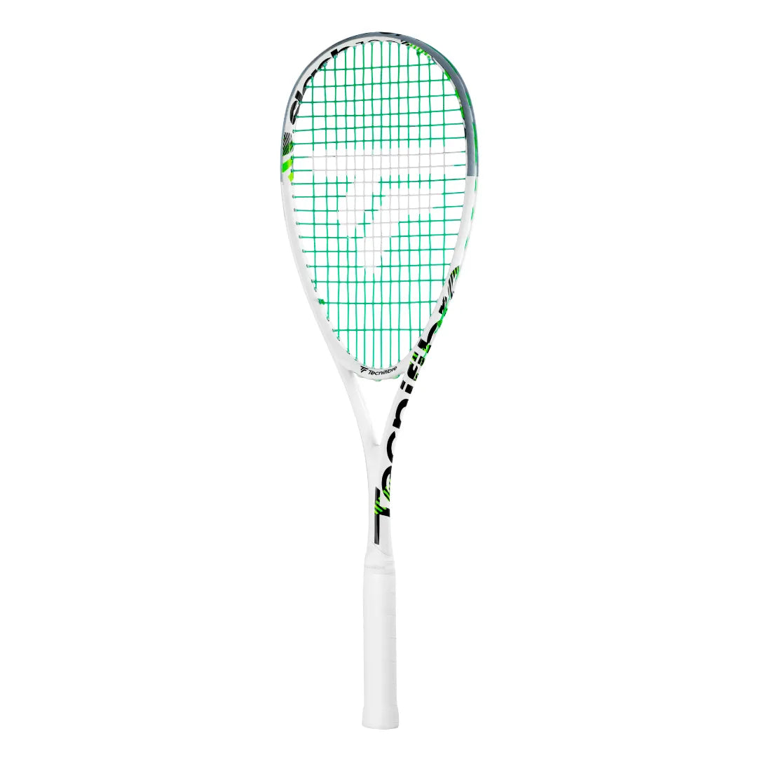 TECNIFIBRE SLASH 120 SQUASH RACKET - WHITE - Bassline Retail
