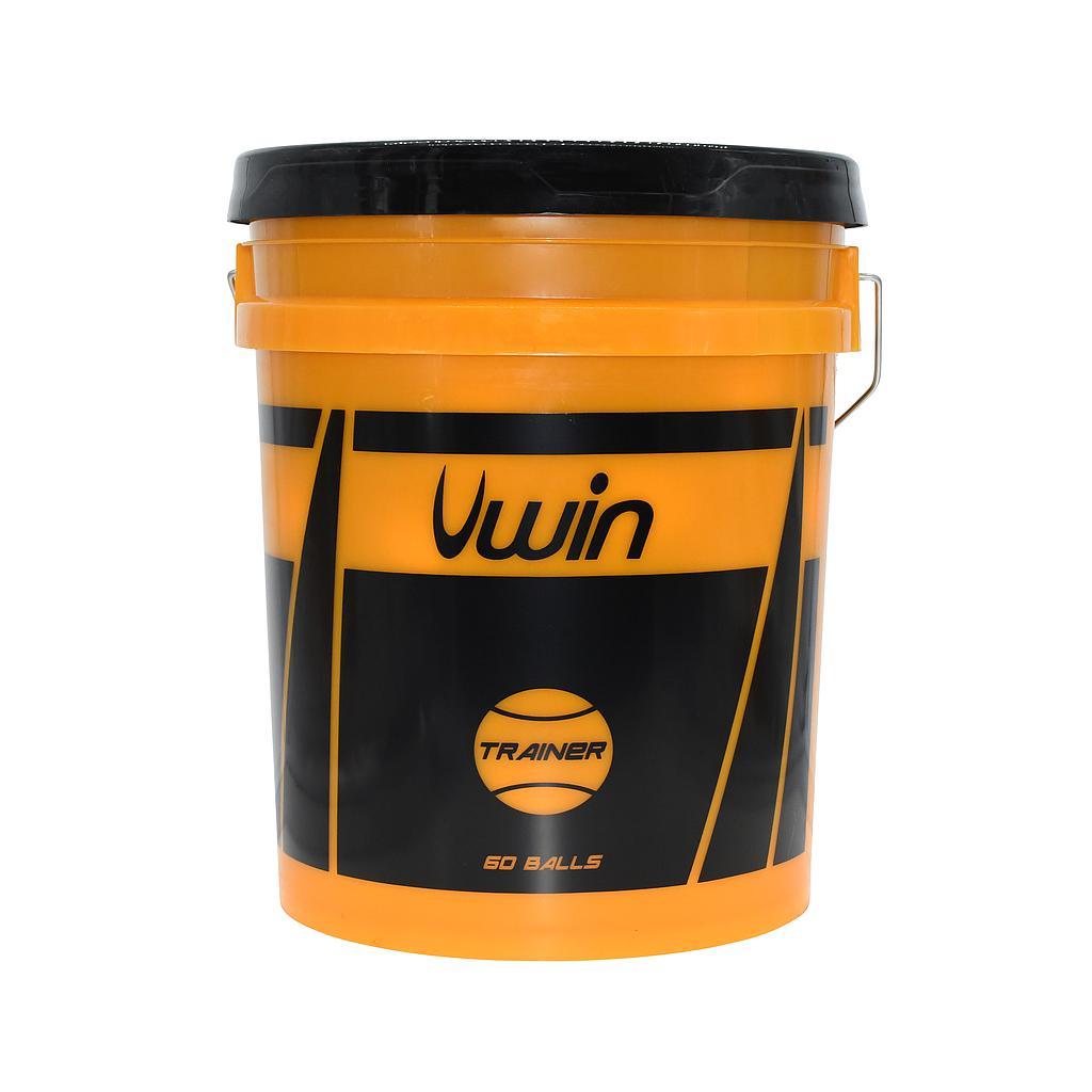 Uwin Trainer Tennis Balls - Bucket of 60 Balls - Bassline Retail