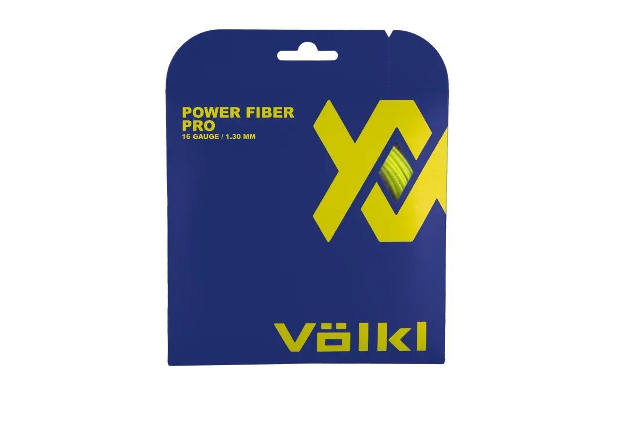 VOLKL POWER FIBER PRO 16G TENNIS STRING SETS - Bassline Retail
